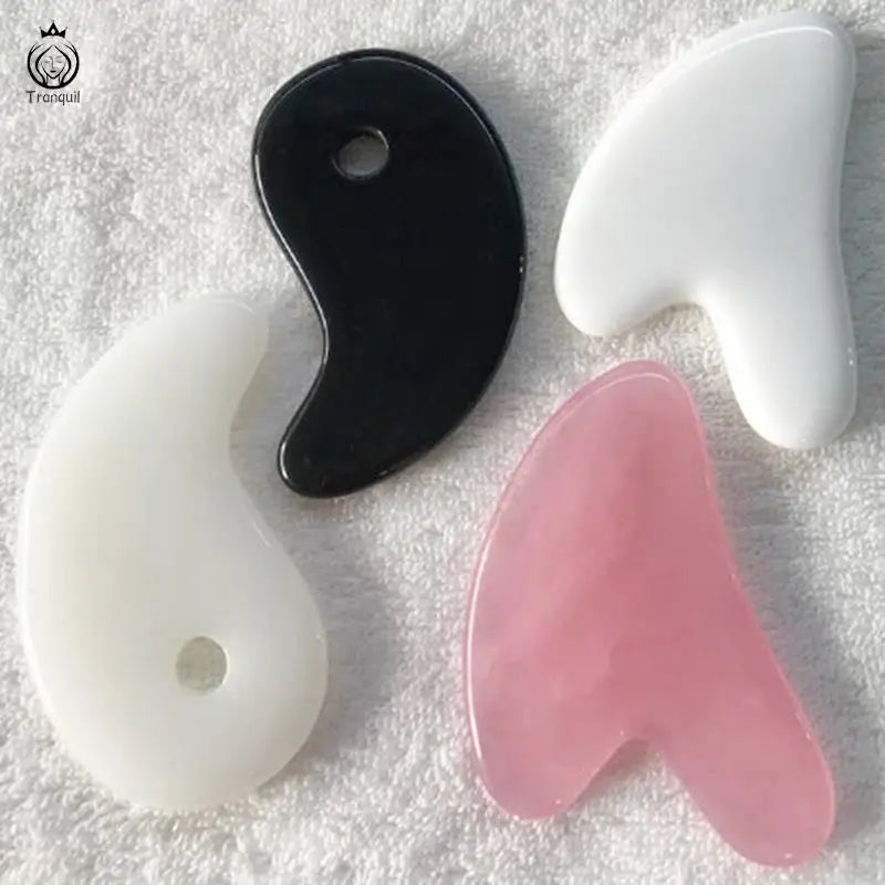 Gua sha placa raspagem facial raspagem placa rosto corpo ferramenta de massagem