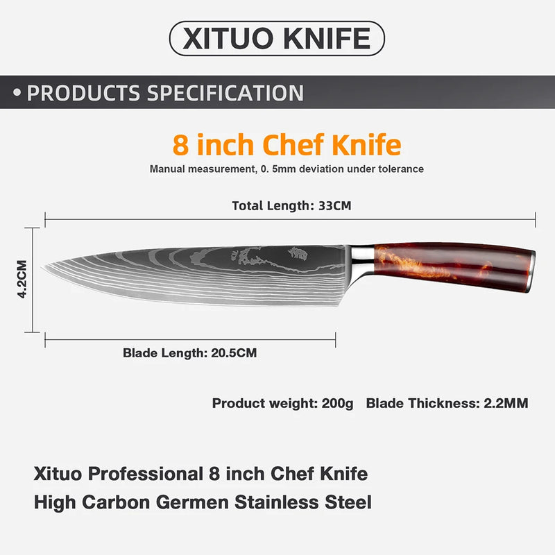 Faca Chef XITUO 8 - 🔥 Promoção Especial 🔥